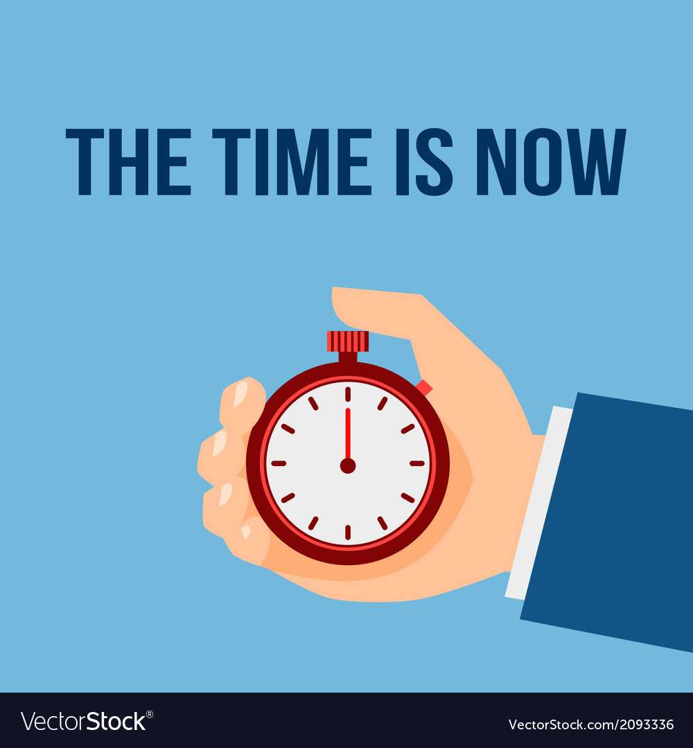 Stop time Royalty Free Vector Image - VectorStock