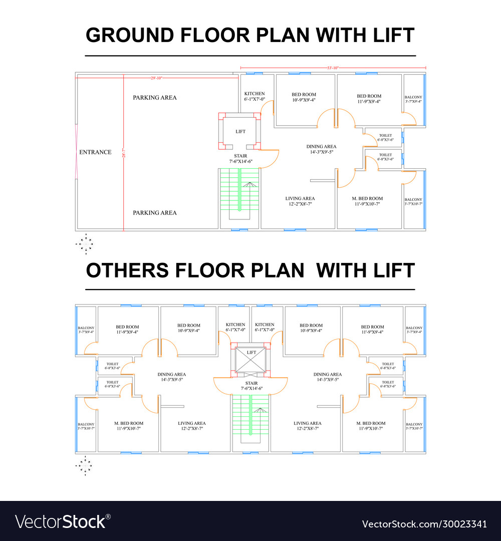 Floor Plan With Lift