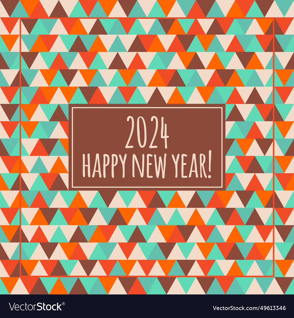 2024 happy new year greeting card