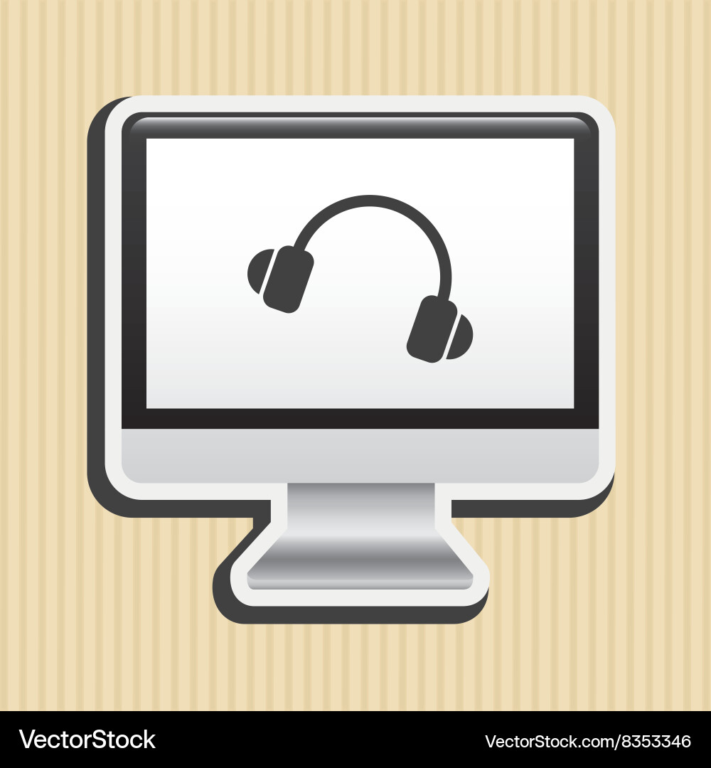 Computer technology design Royalty Free Vector Image