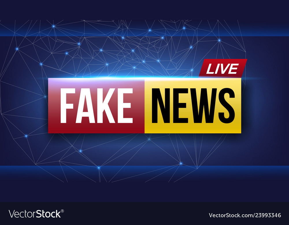 Creative of fake news live