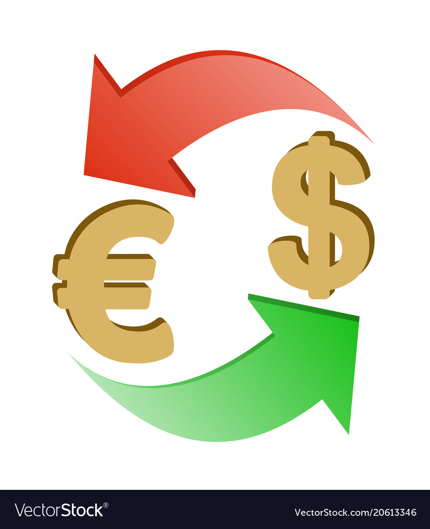 Exchange Euro To Dollar Royalty Free Vector Image exchange-euro-to-dollar-royalty-free-vector-image