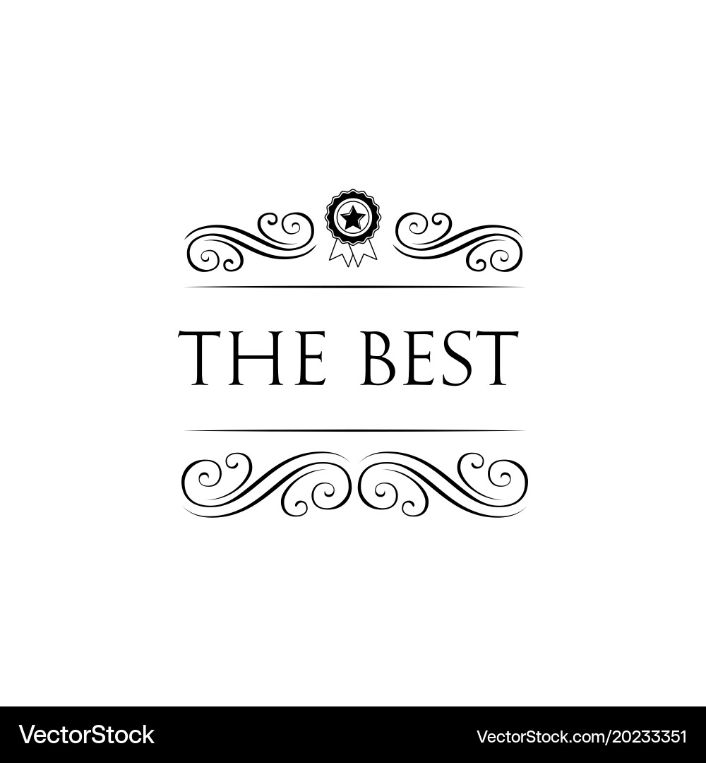 Best winner award lettering file Royalty Free Vector Image