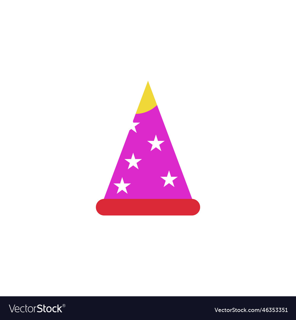 Party Hat Icon Design Mop Royalty Free Vector Image 1451