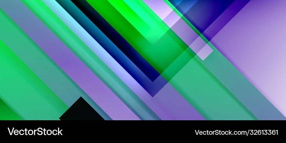 Dynamic lines on fluid color gradient trendy Vector Image