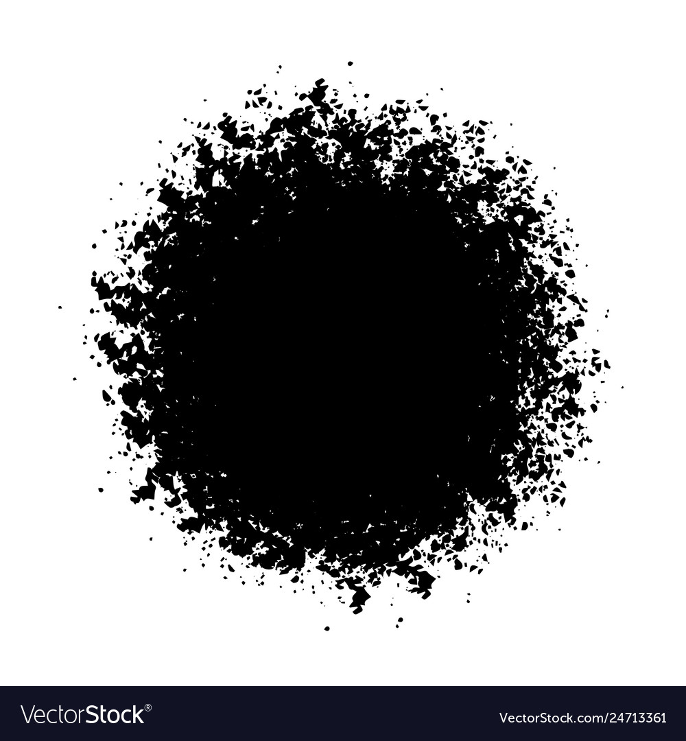 Grunge isolated blot Royalty Free Vector Image