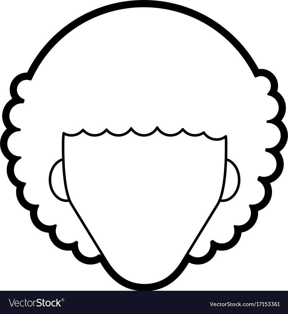 Isolated woman head design Royalty Free Vector Image