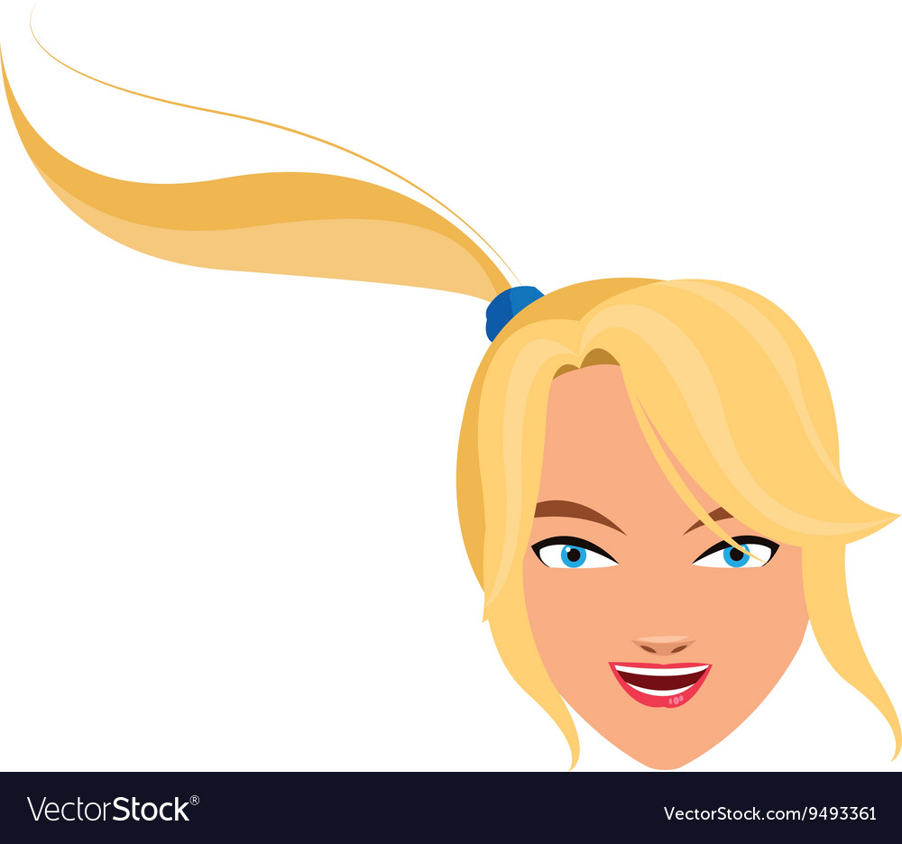 Woman head icon Royalty Free Vector Image - VectorStock