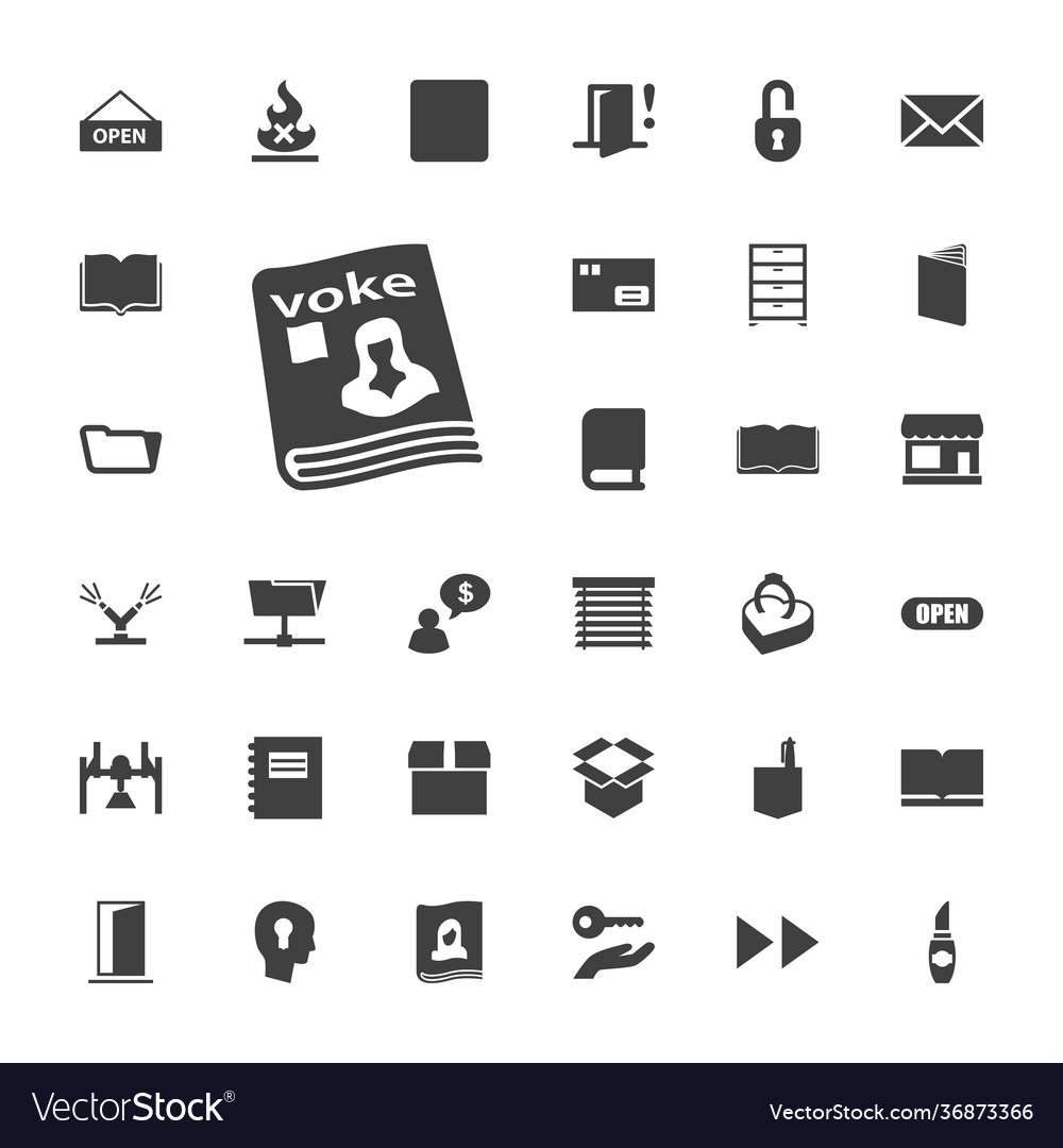 33 open icons