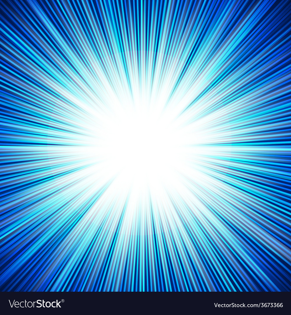 Abstract Background Blue Star Burst Royalty Free Vector