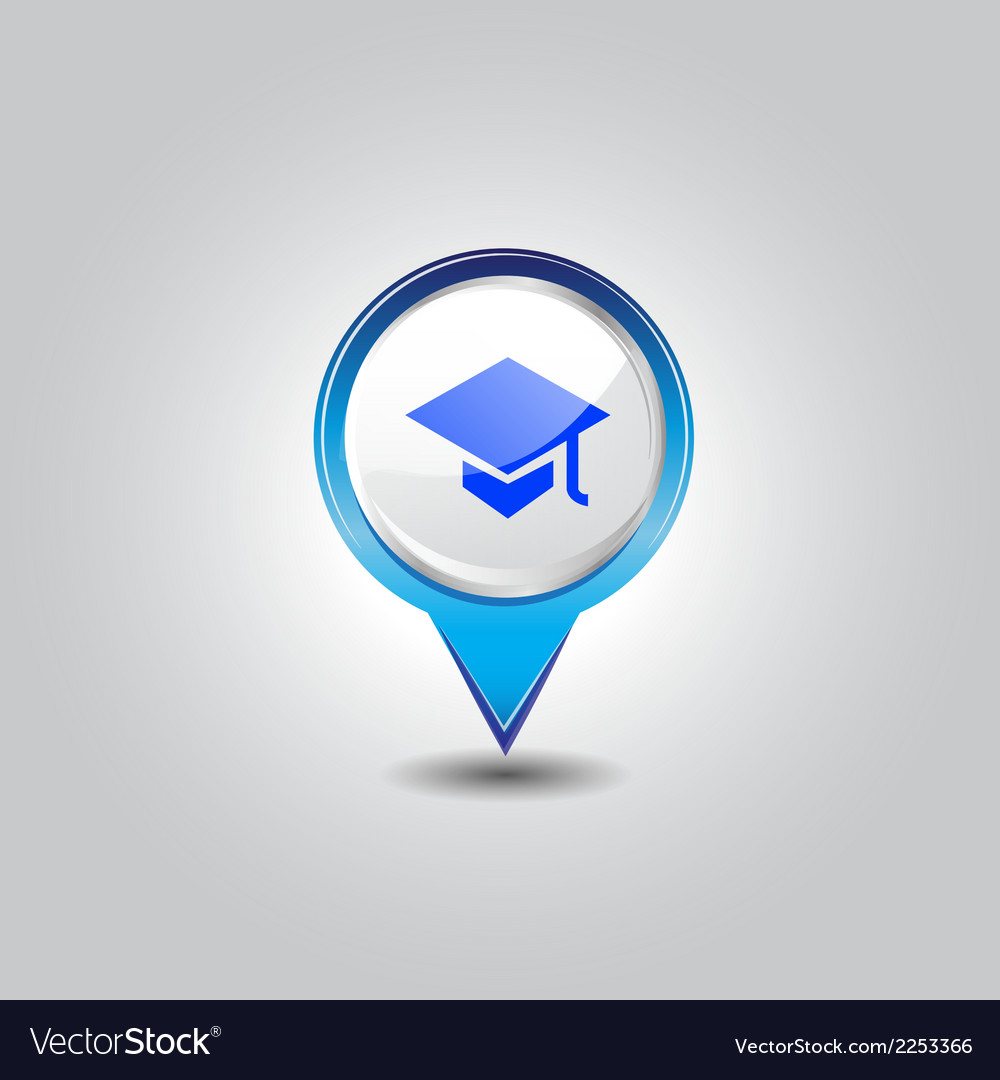 Education pins Royalty Free Vector Image - VectorStock