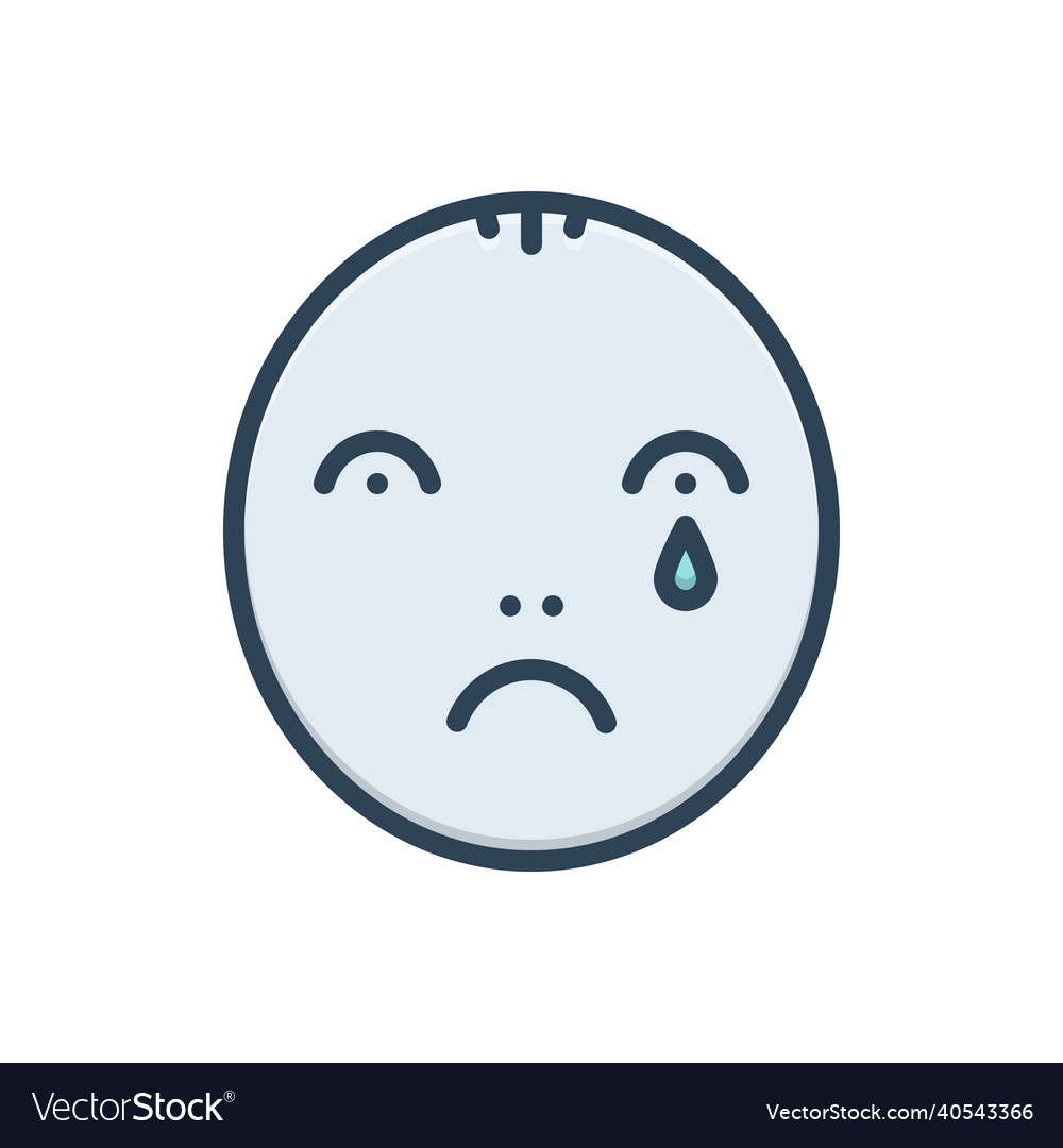 Sad Royalty Free Vector Image - VectorStock