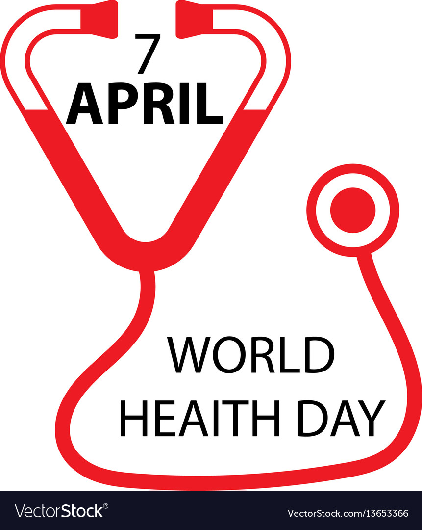 World health day concept Royalty Free Vector Image