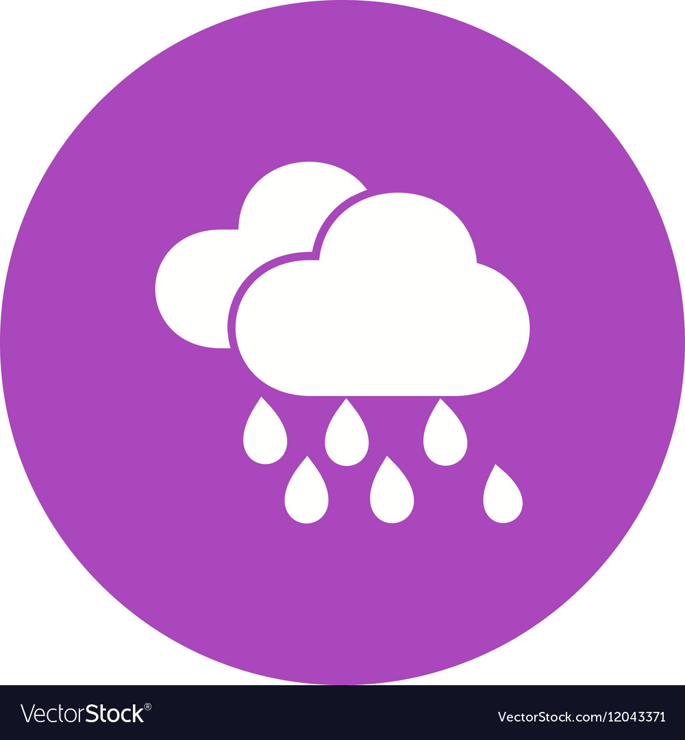 Rain Royalty Free Vector Image - VectorStock