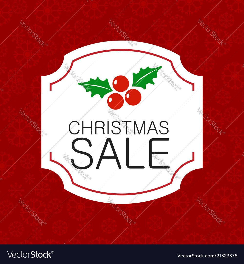 Christmas sale pattern background