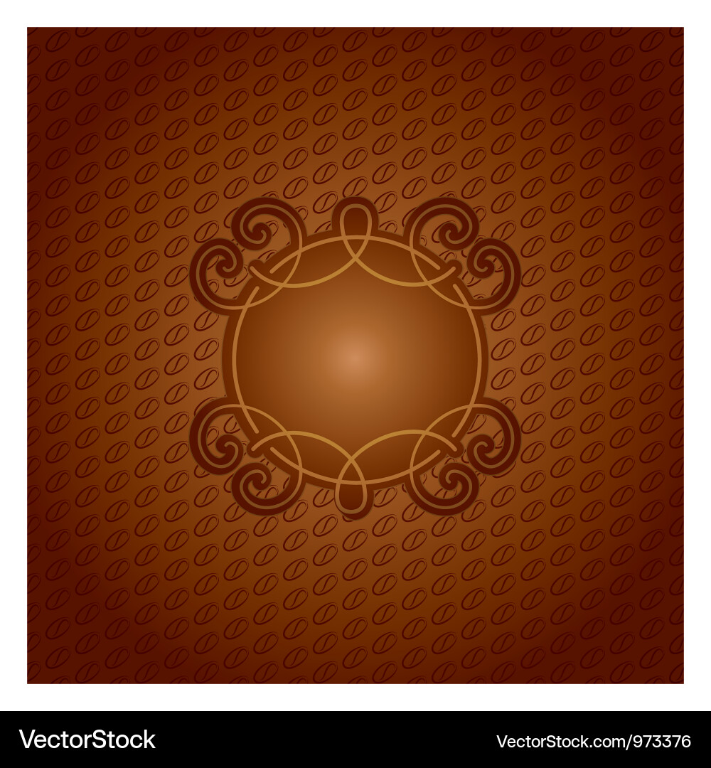 Coffee background Royalty Free Vector Image - VectorStock