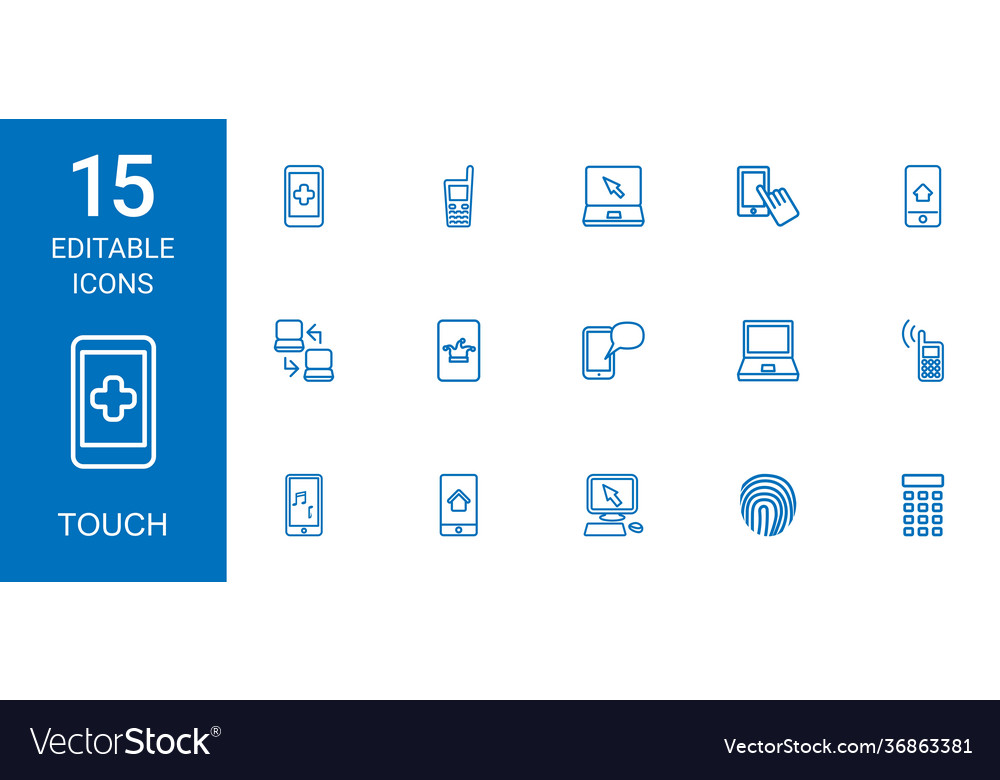 15 touch icons