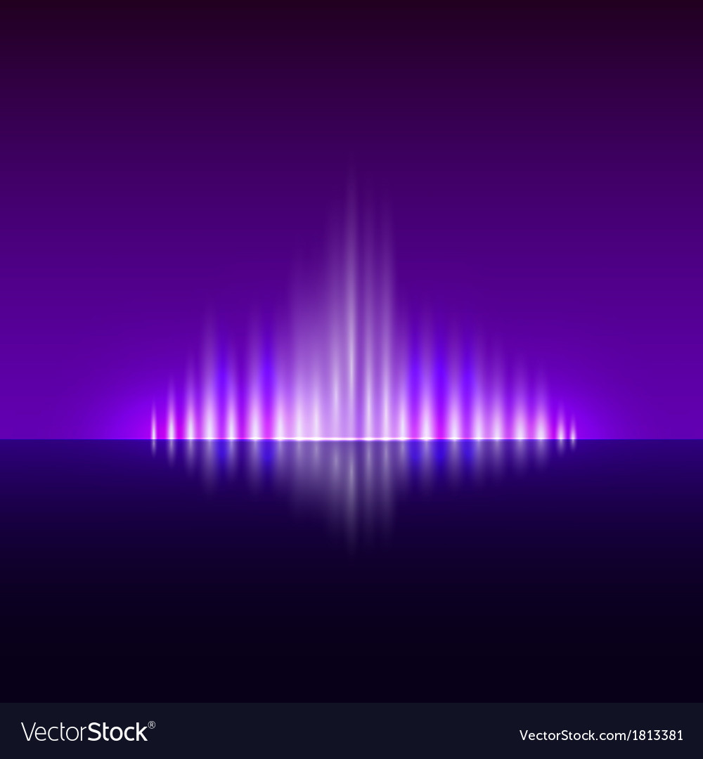 Abstract dark violet background with flame Vector Image