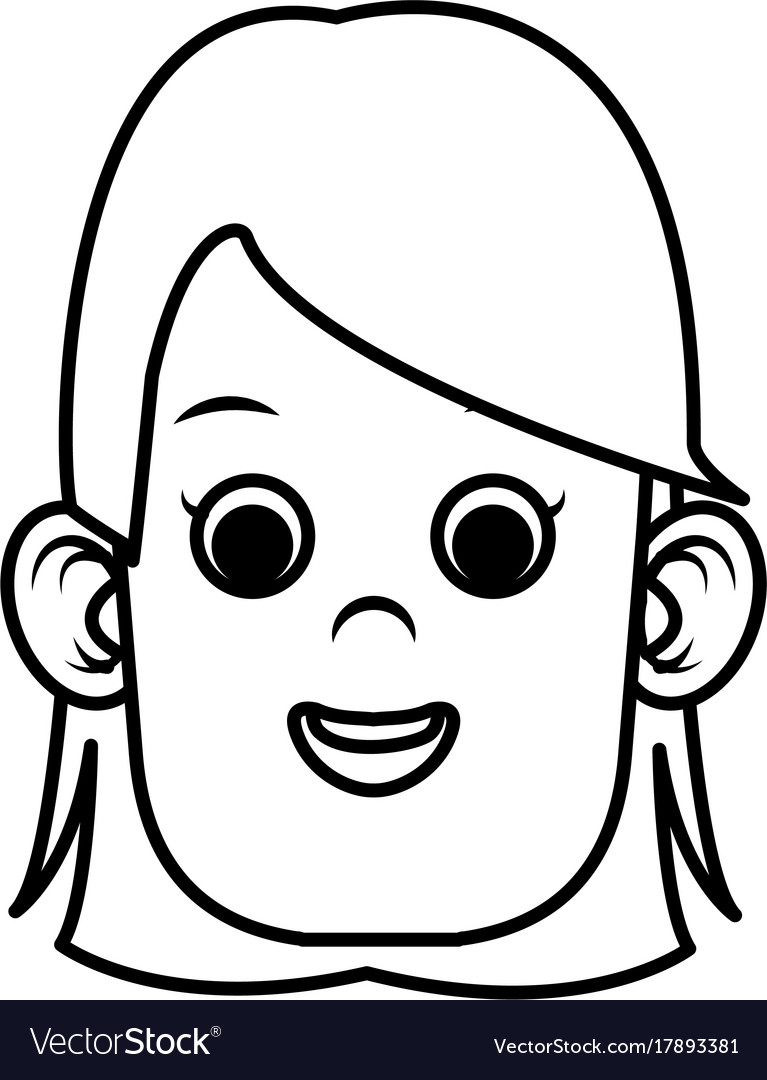 Cute girl cartoon Royalty Free Vector Image - VectorStock