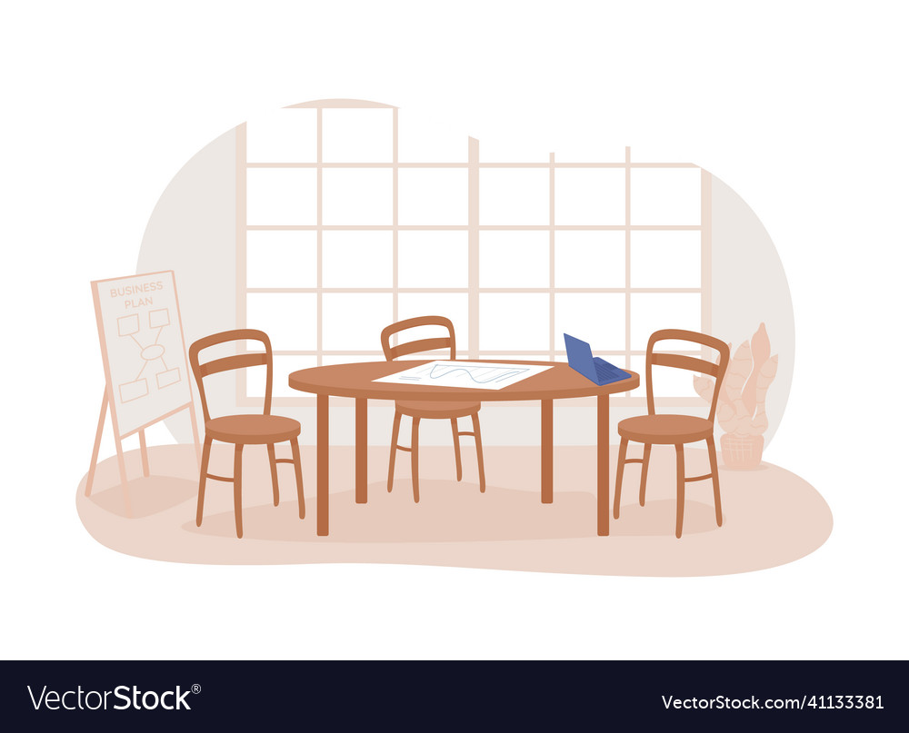 Meeting room 2d isolated