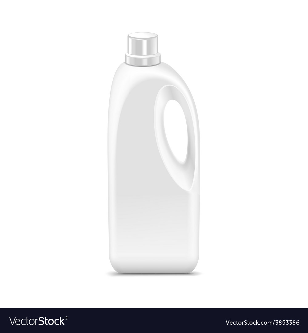 Blank plastic jerrycan canister gallon oil Vector Image