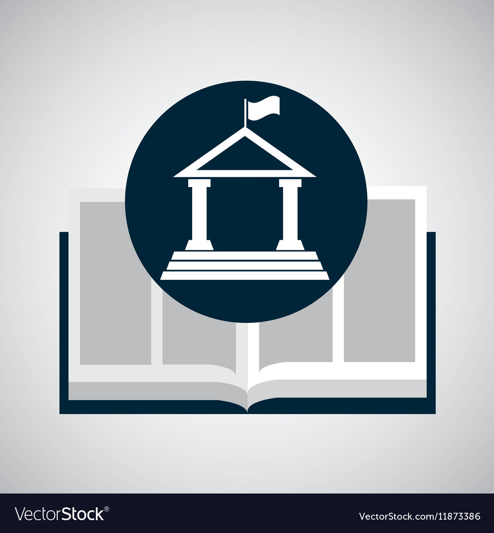 Education Opened Book University Royalty Free Vector Image