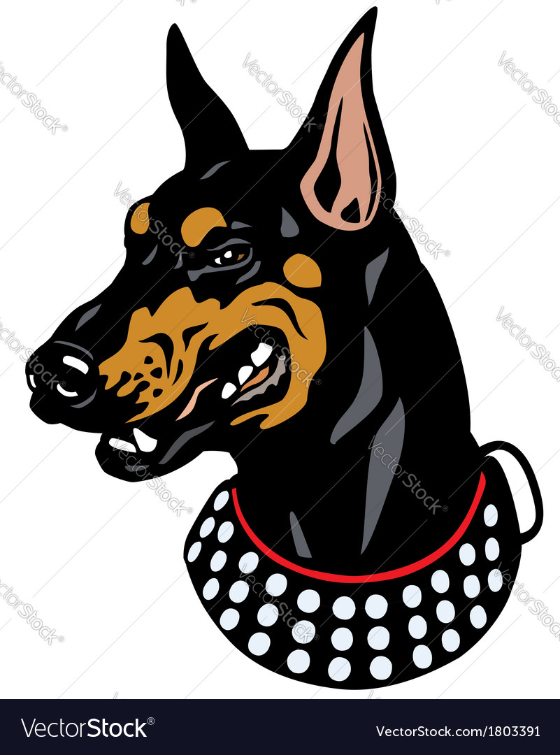 Doberman SVG Files Vector Images Clipart -Dog Logo Design SVG Image For ...