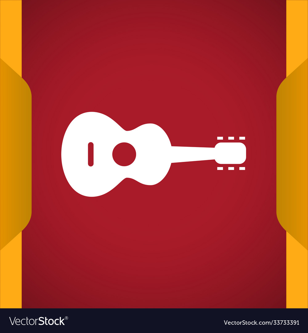 Guitar icon Royalty Free Vector Image - VectorStock