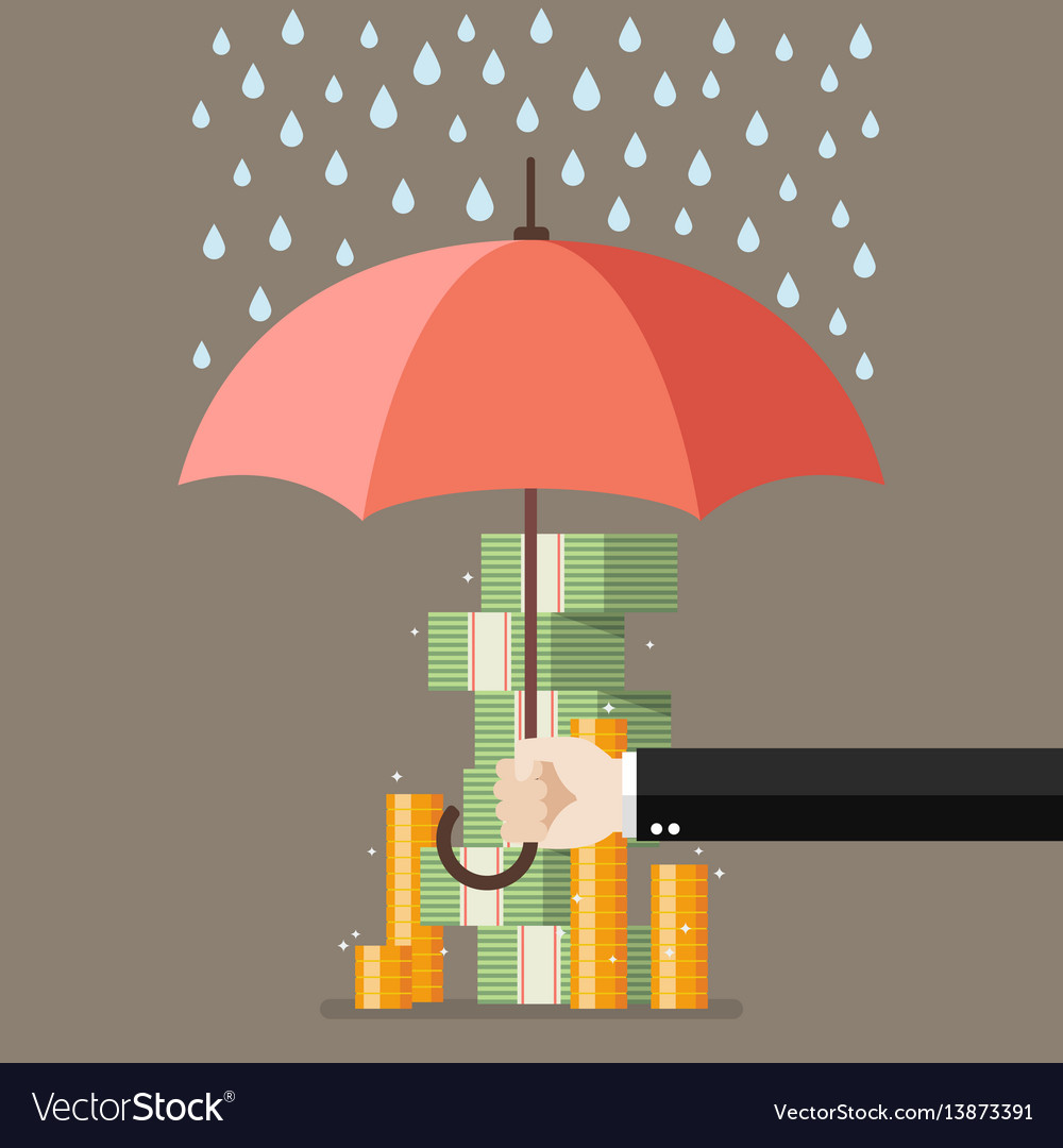 save-for-a-rainy-day-royalty-free-vector-image