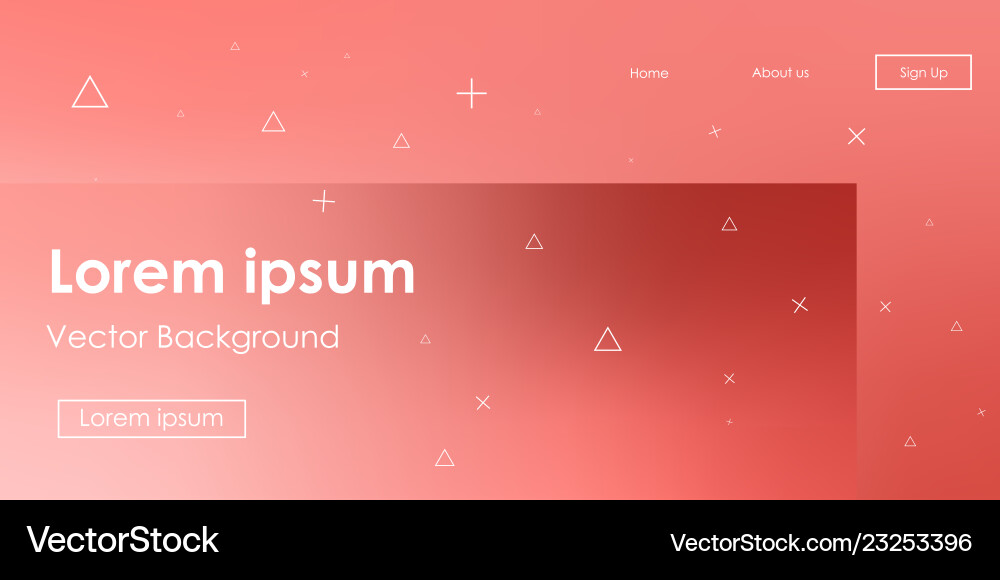 Futuristic horizontal gradient background Vector Image