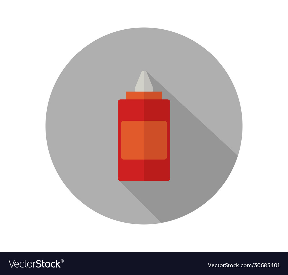 Ketchup icon in on white background