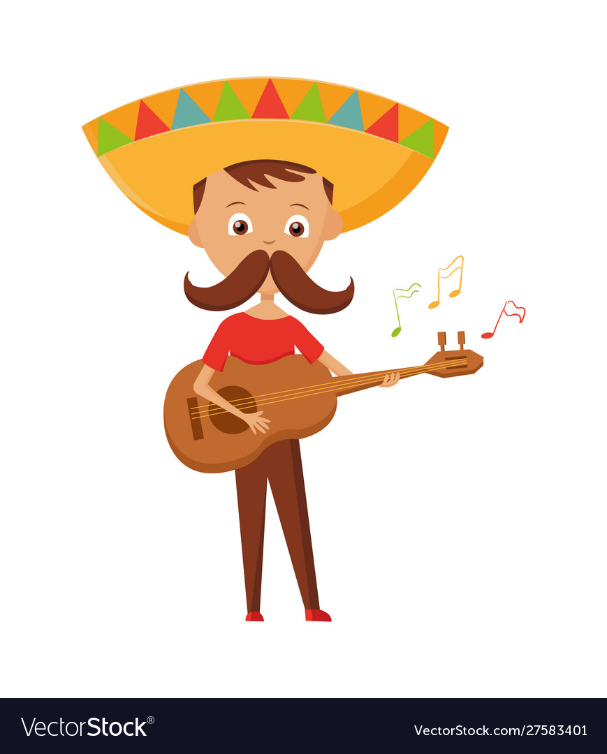 mexican-boy-with-mustache-and-sombrero-playing-the