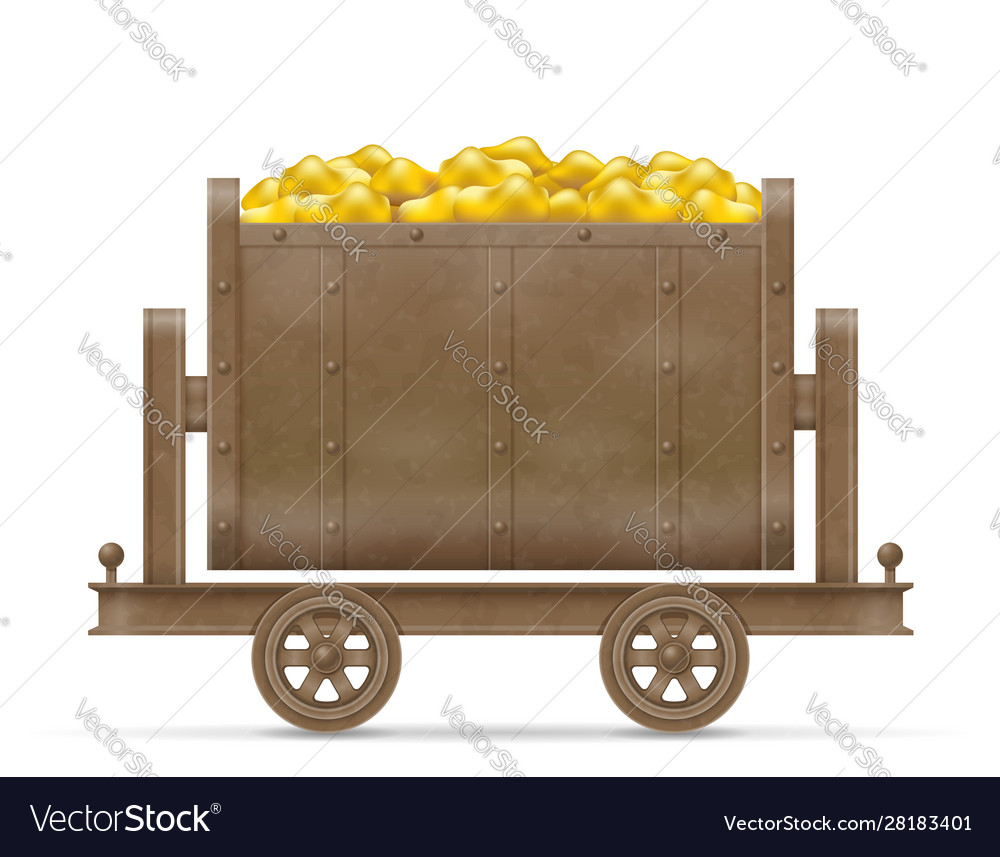 Mining trolley cart