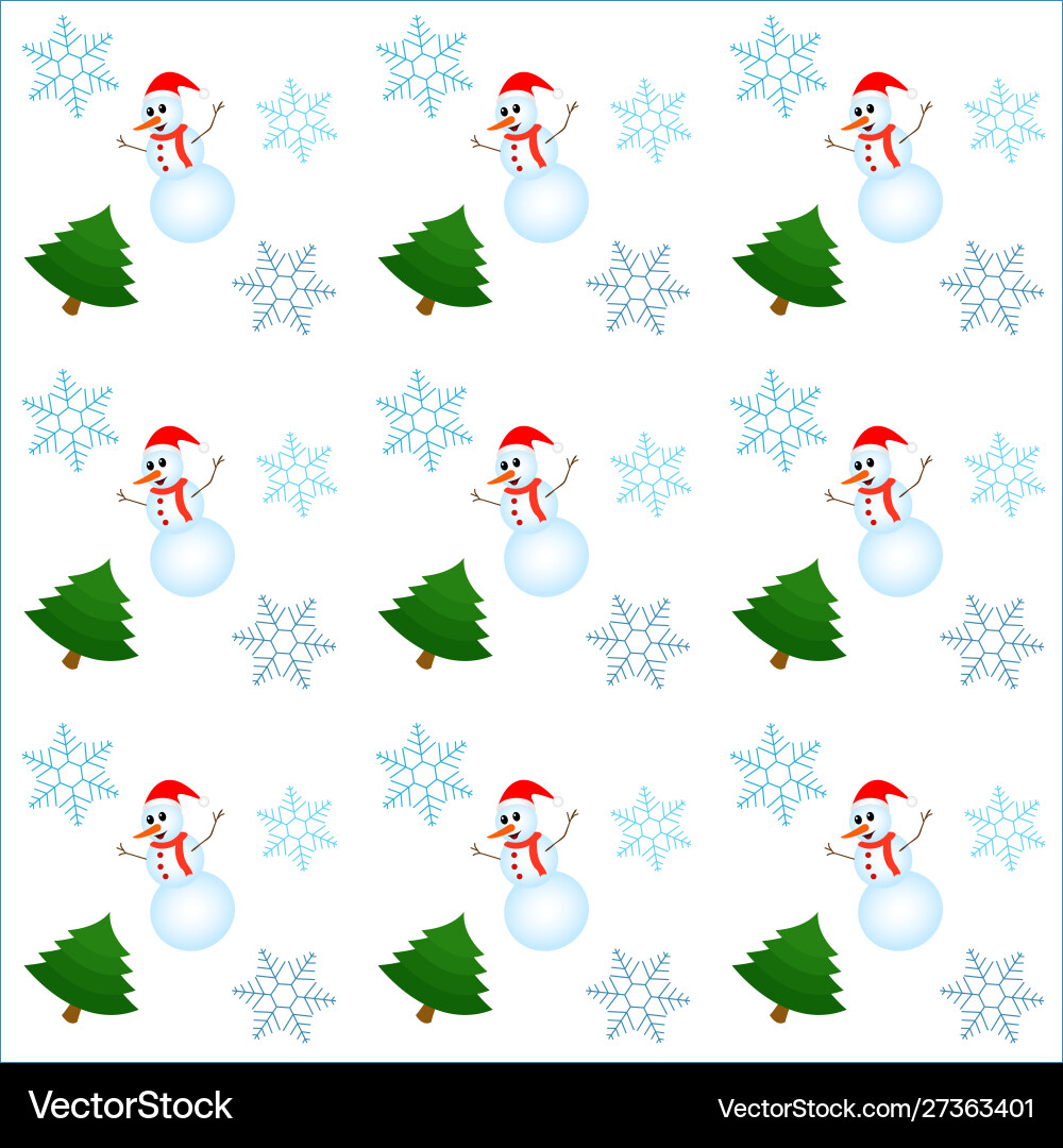 Winter pattern Royalty Free Vector Image - VectorStock