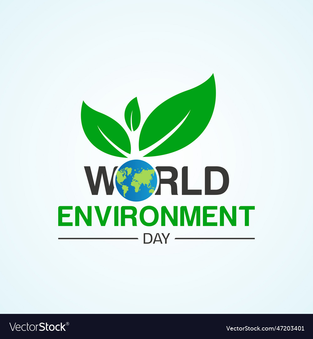 World environment day is observed every year Vector Image