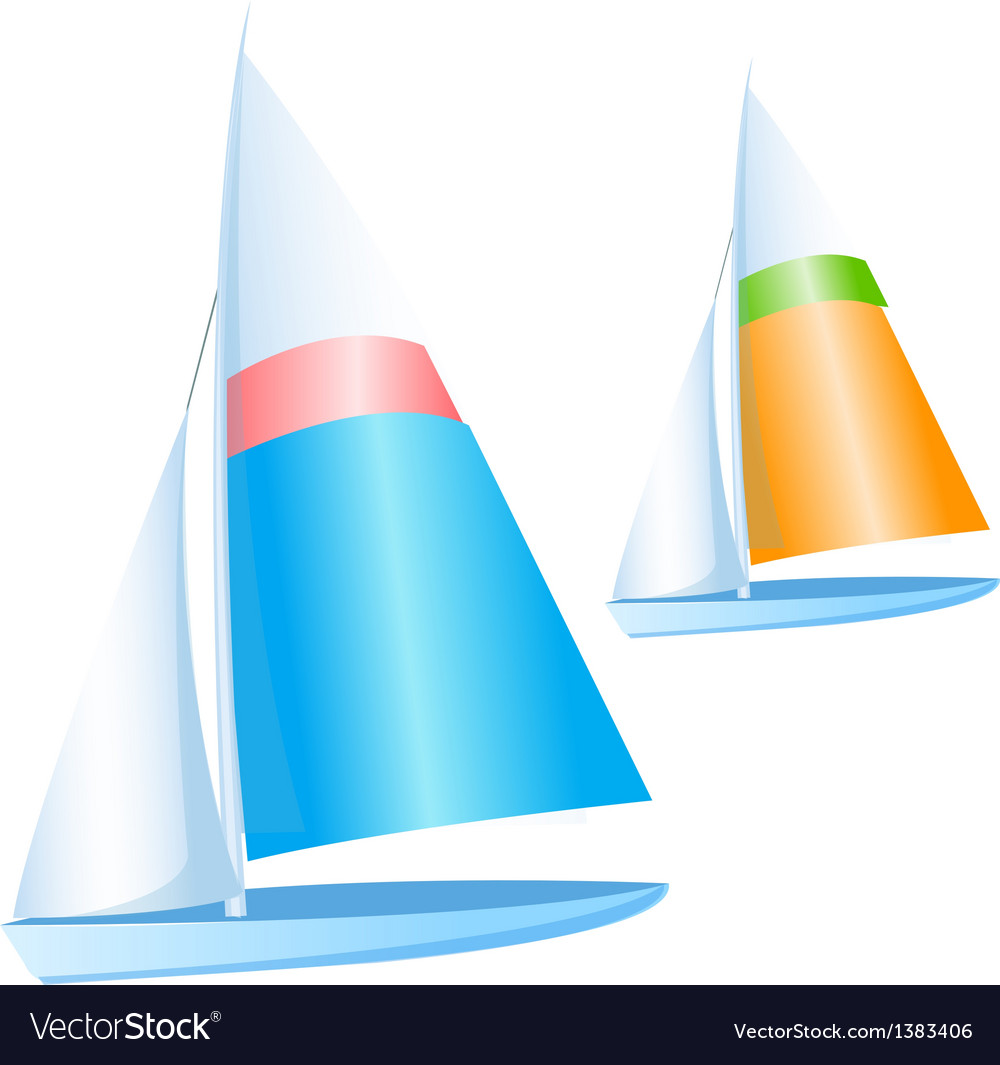 A view a yacht Royalty Free Vector Image - VectorStock