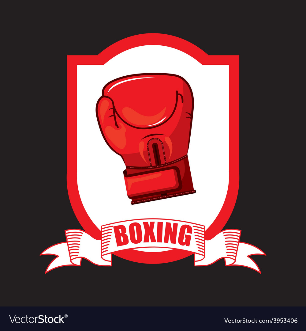 Boxing emblem Royalty Free Vector Image - VectorStock