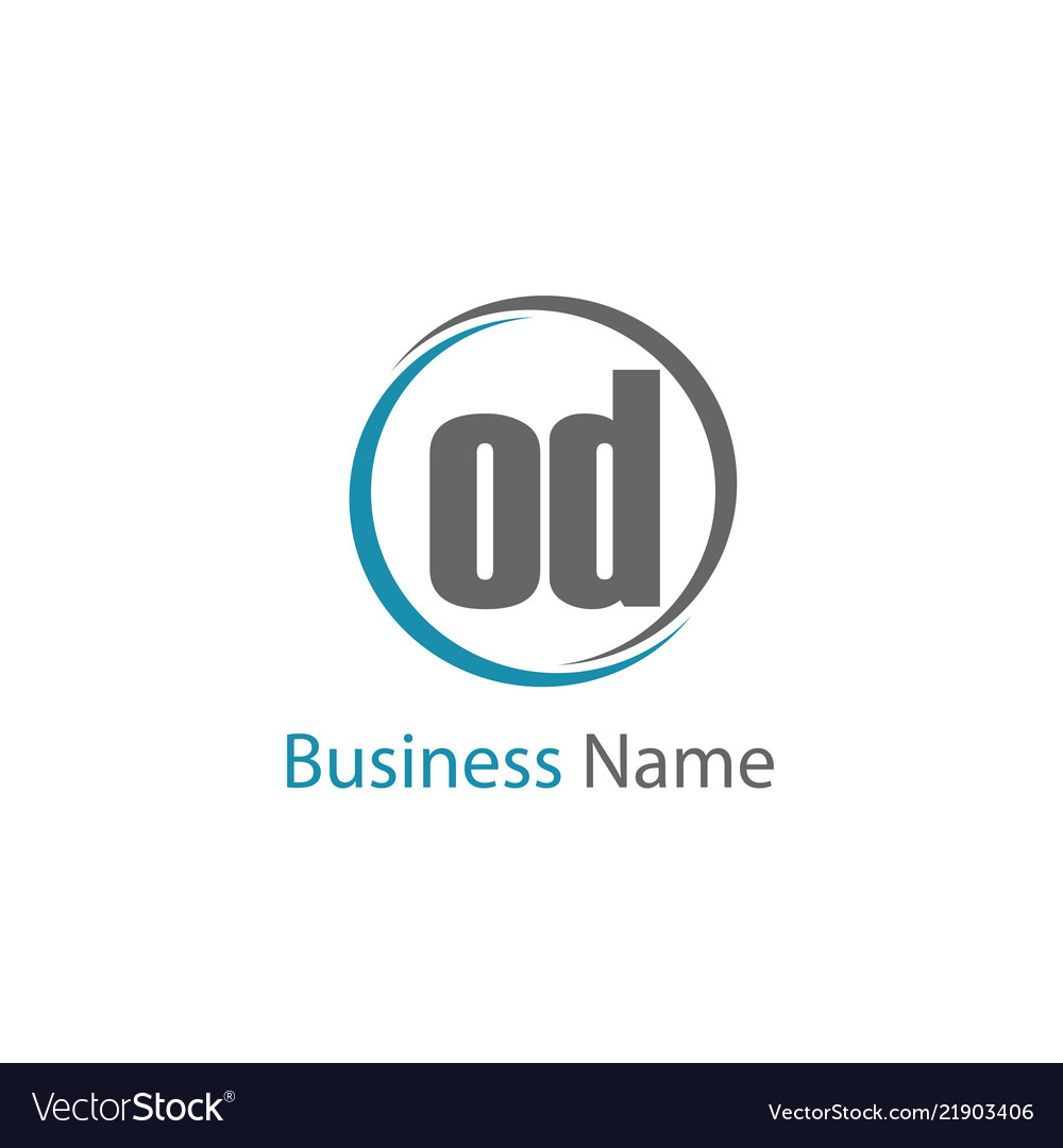 Initial letter od logo template design