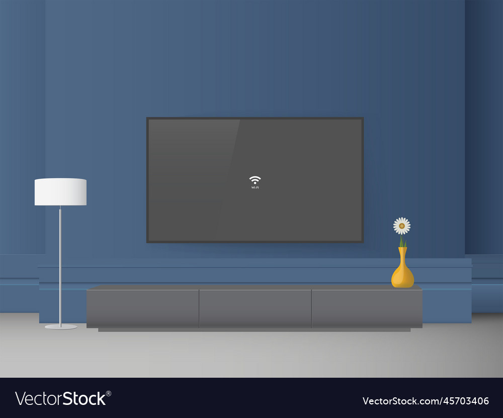 Tv room interior concept