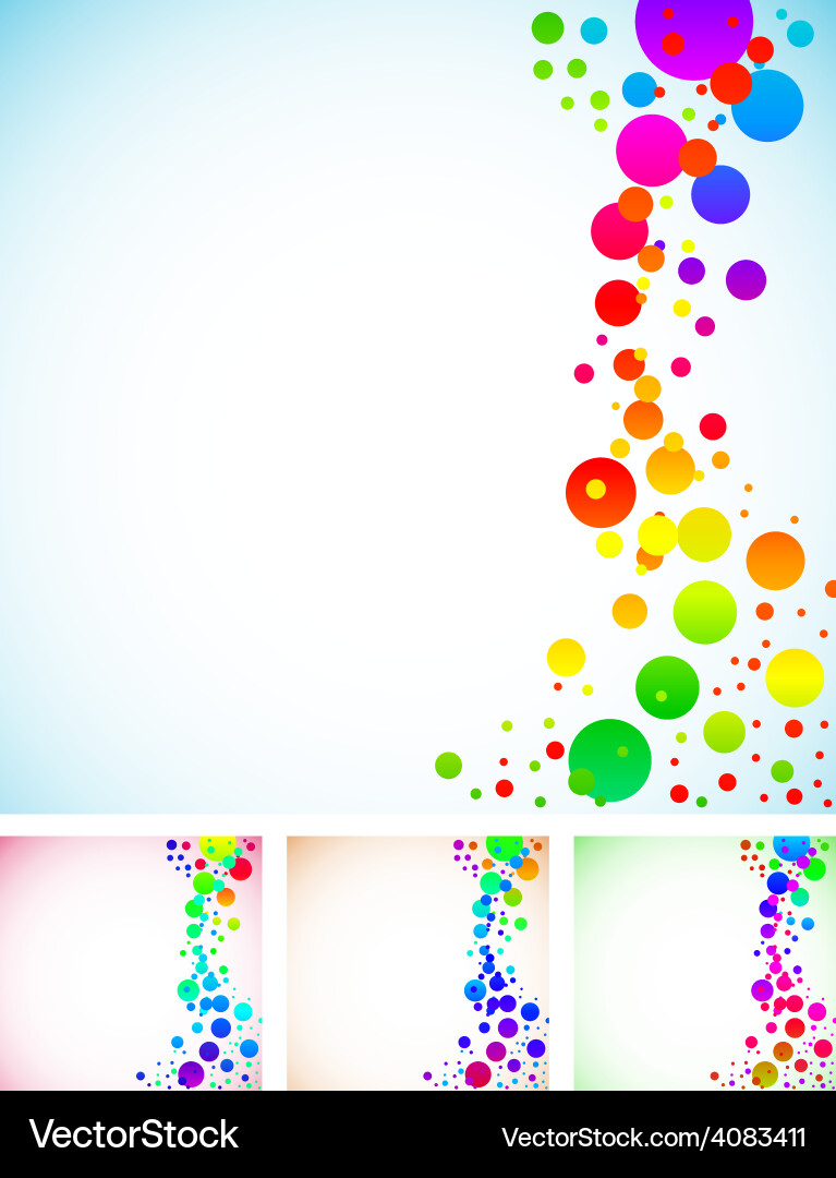 Colorful backgrounds Royalty Free Vector Image