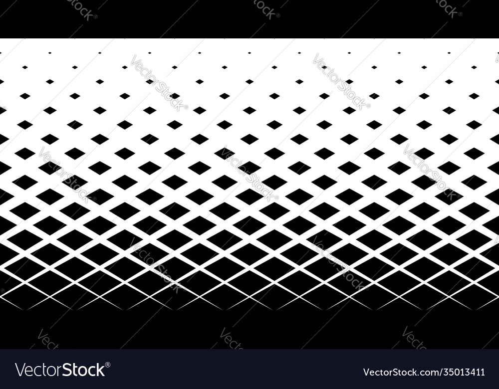 Geometric pattern black horizontal diamonds