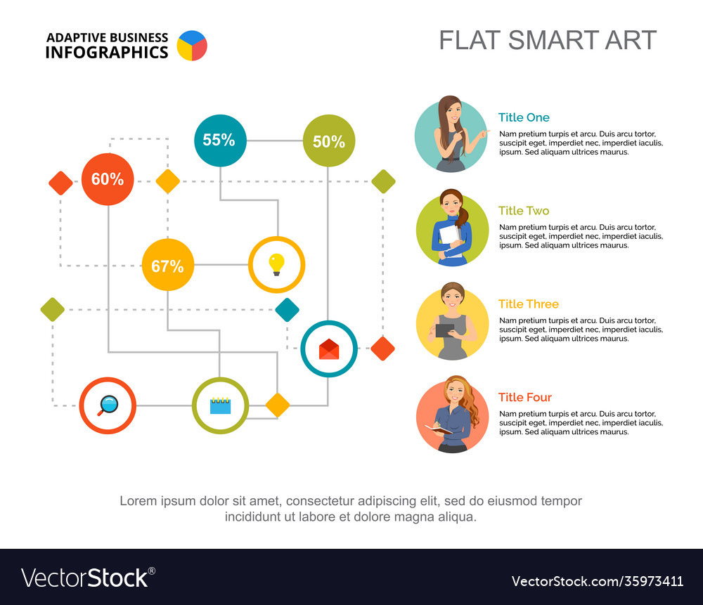 Labyrinth flowchart infographic design Royalty Free Vector