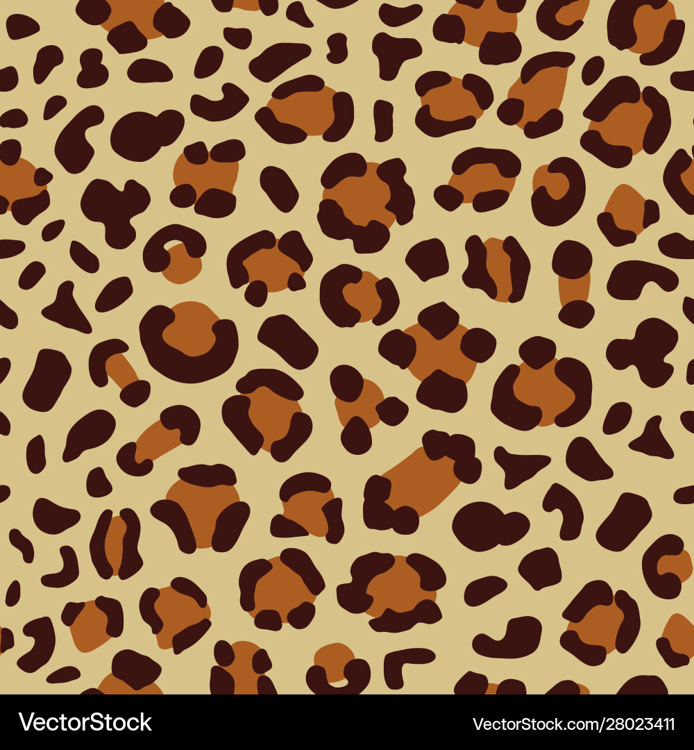 Leopard seamless print Royalty Free Vector Image
