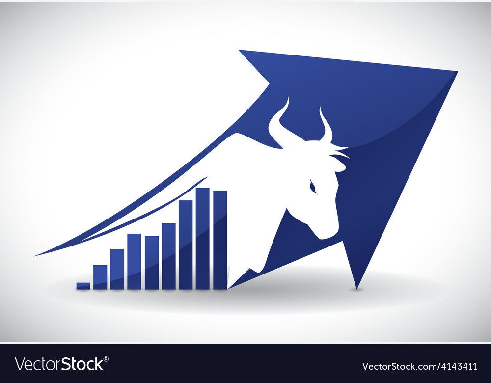 Wall street design Royalty Free Vector Image - VectorStock