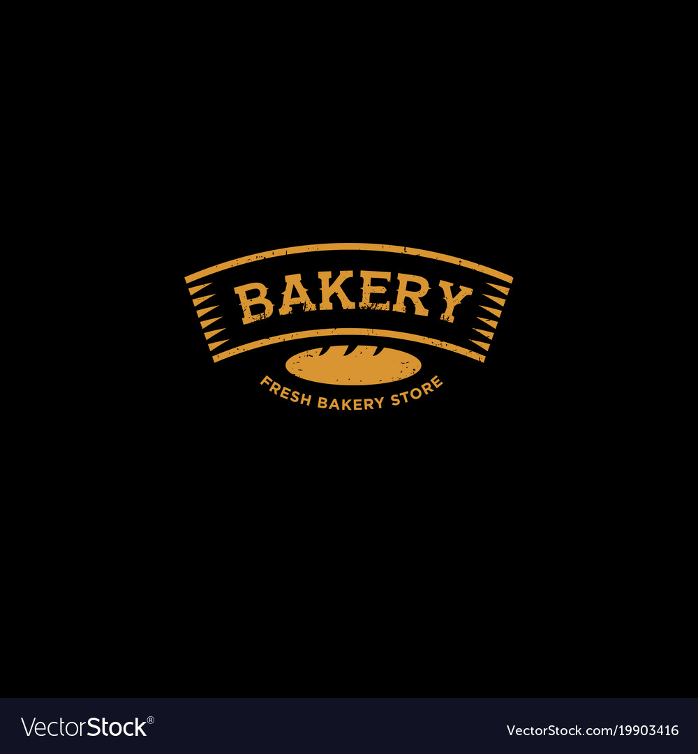 Bakery Or Bread Shop Logo Royalty Free Vector Image