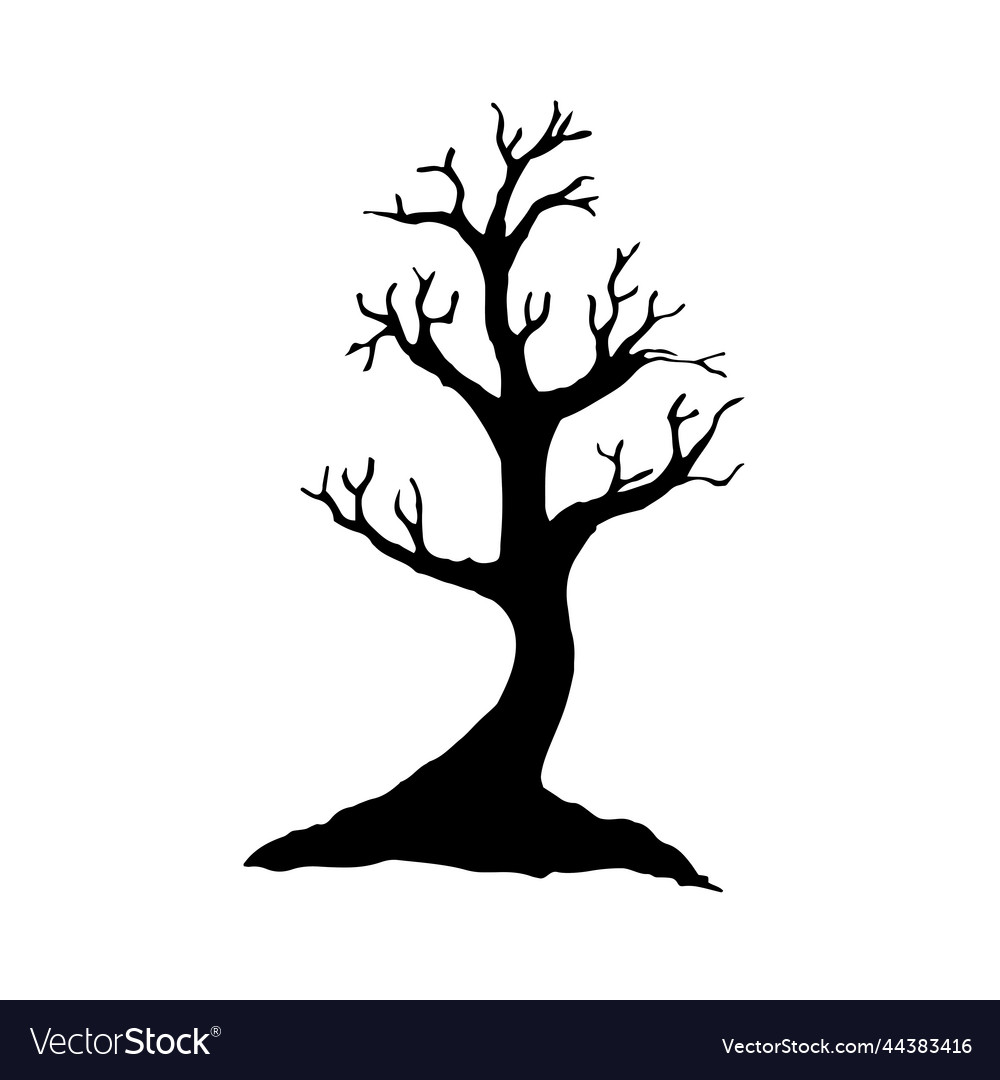 Halloween tree for your design the holiday Vector Image