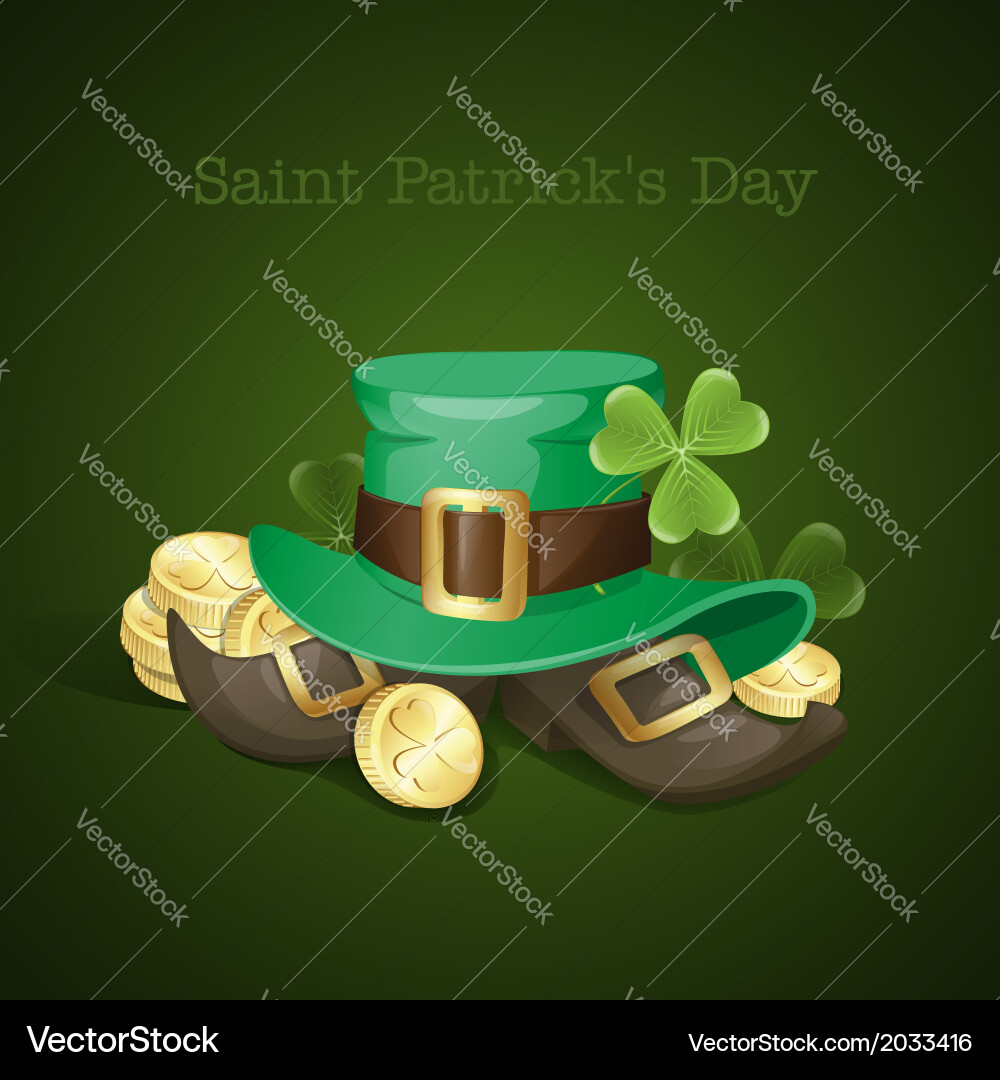 St patricks day background Royalty Free Vector Image