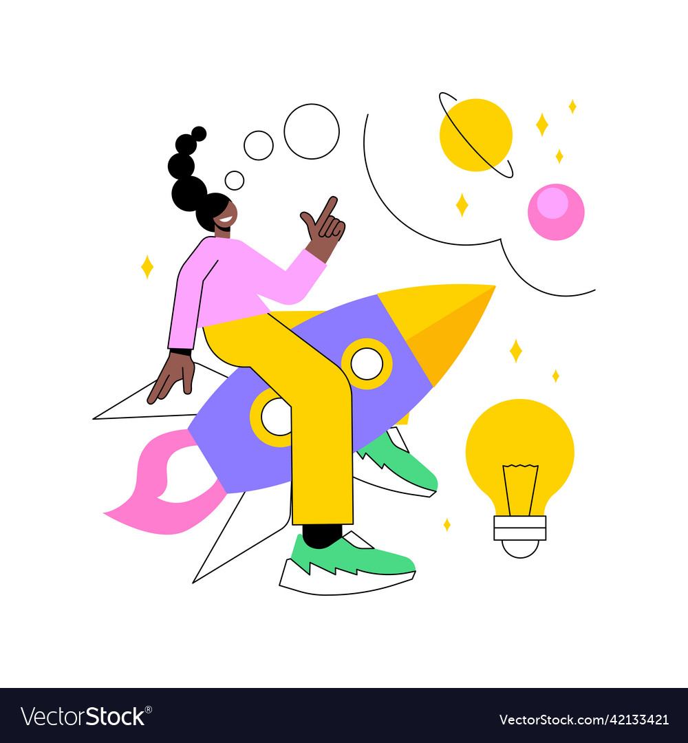 Inspiration abstract concept Royalty Free Vector Image