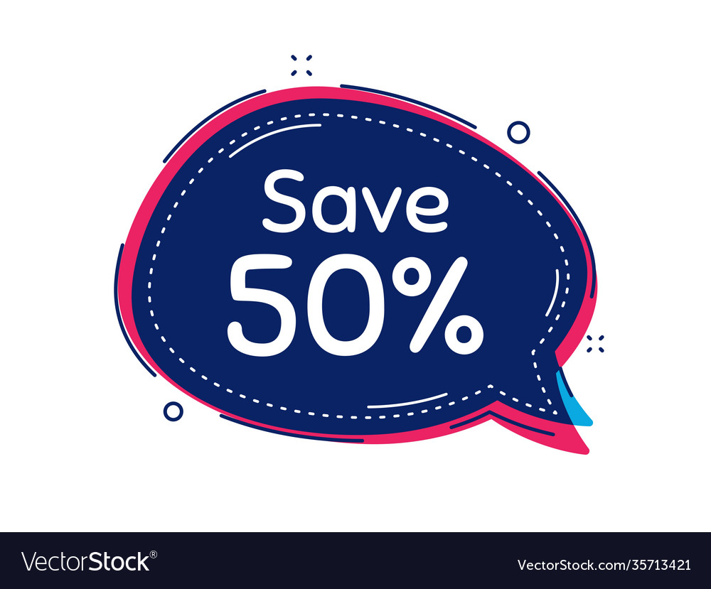 Save 50 percent off sale discount offer price