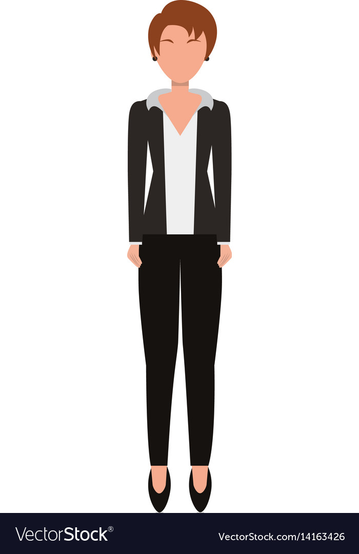 Businesswoman avatar Charaktersymbol